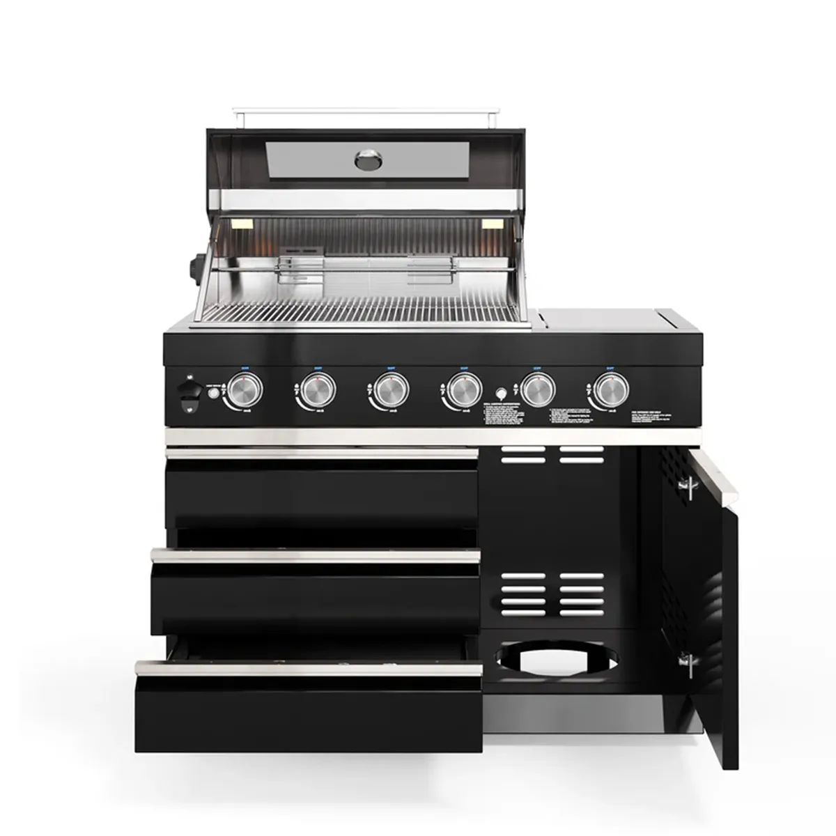 Goriller BLACKBACK 4+2 Barbecue Module XL Buitenkeuken - Afbeelding 4