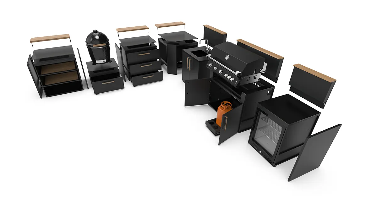 Brabura Grills, <stong>MODULA</strong> Premium Modulaire Buitenkeukens