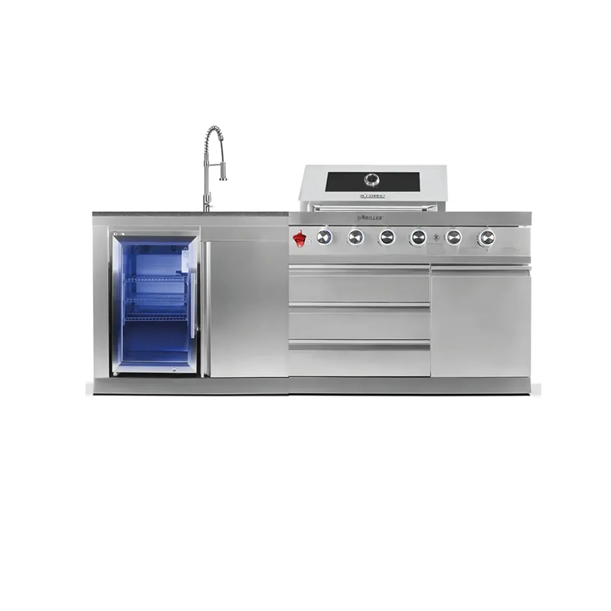 Goriller SILVERBACK S-1 Complete RVS Buitenkeuken