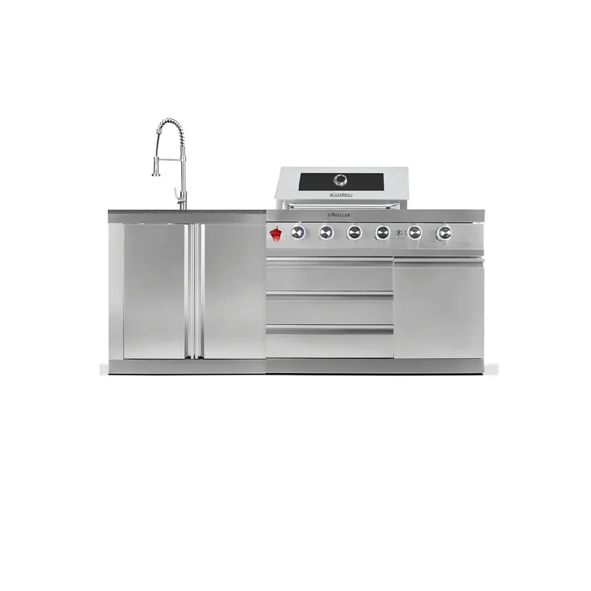 Goriller SILVERBACK S-3 Complete RVS Buitenkeuken