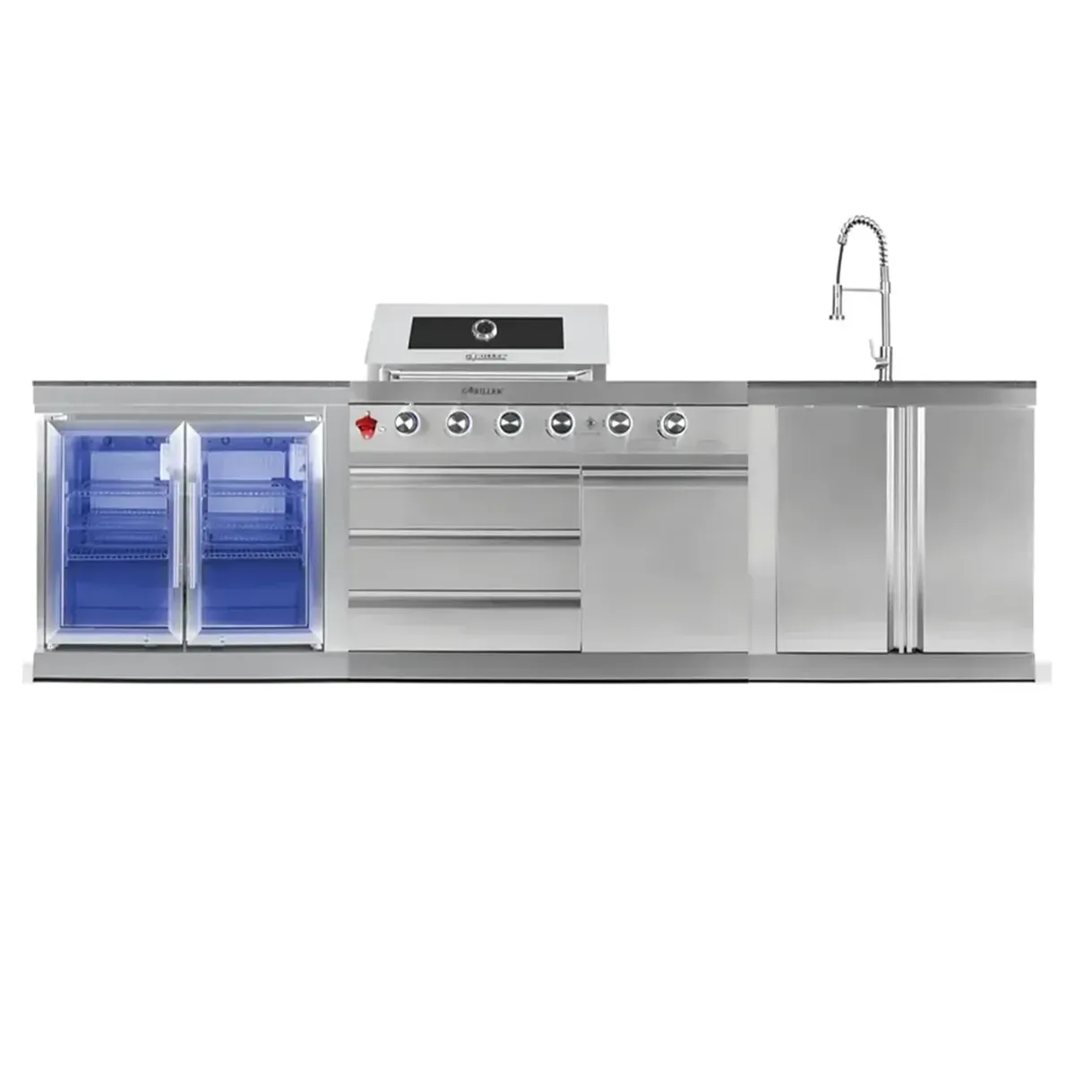 Goriller SILVERBACK M-1 Complete RVS Buitenkeuken