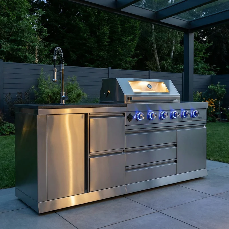 Goriller SILVERBACK S-3 Complete RVS Buitenkeuken - Afbeelding 2