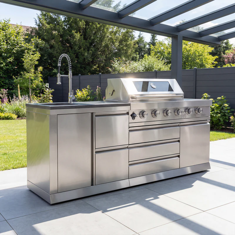 Goriller SILVERBACK S-3 Complete RVS Buitenkeuken - Afbeelding 4