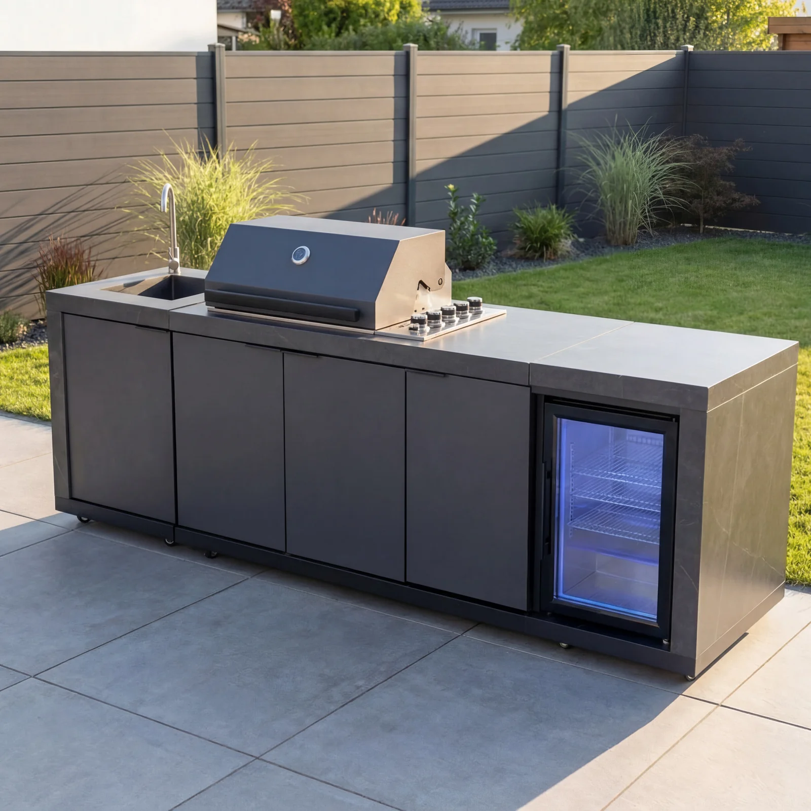 Goriller KING Complete Antraciet Buitenkeuken - Afbeelding 9