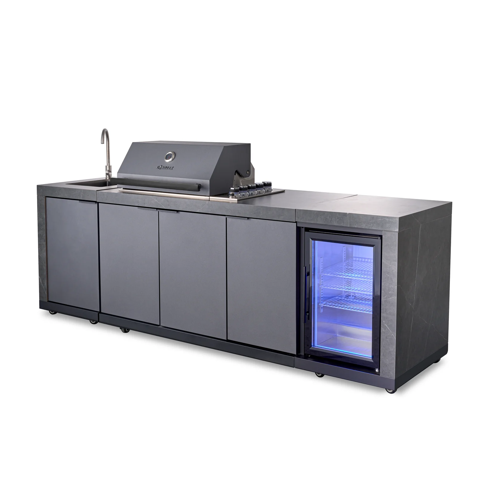 Goriller KING Complete Antraciet Buitenkeuken - Afbeelding 4