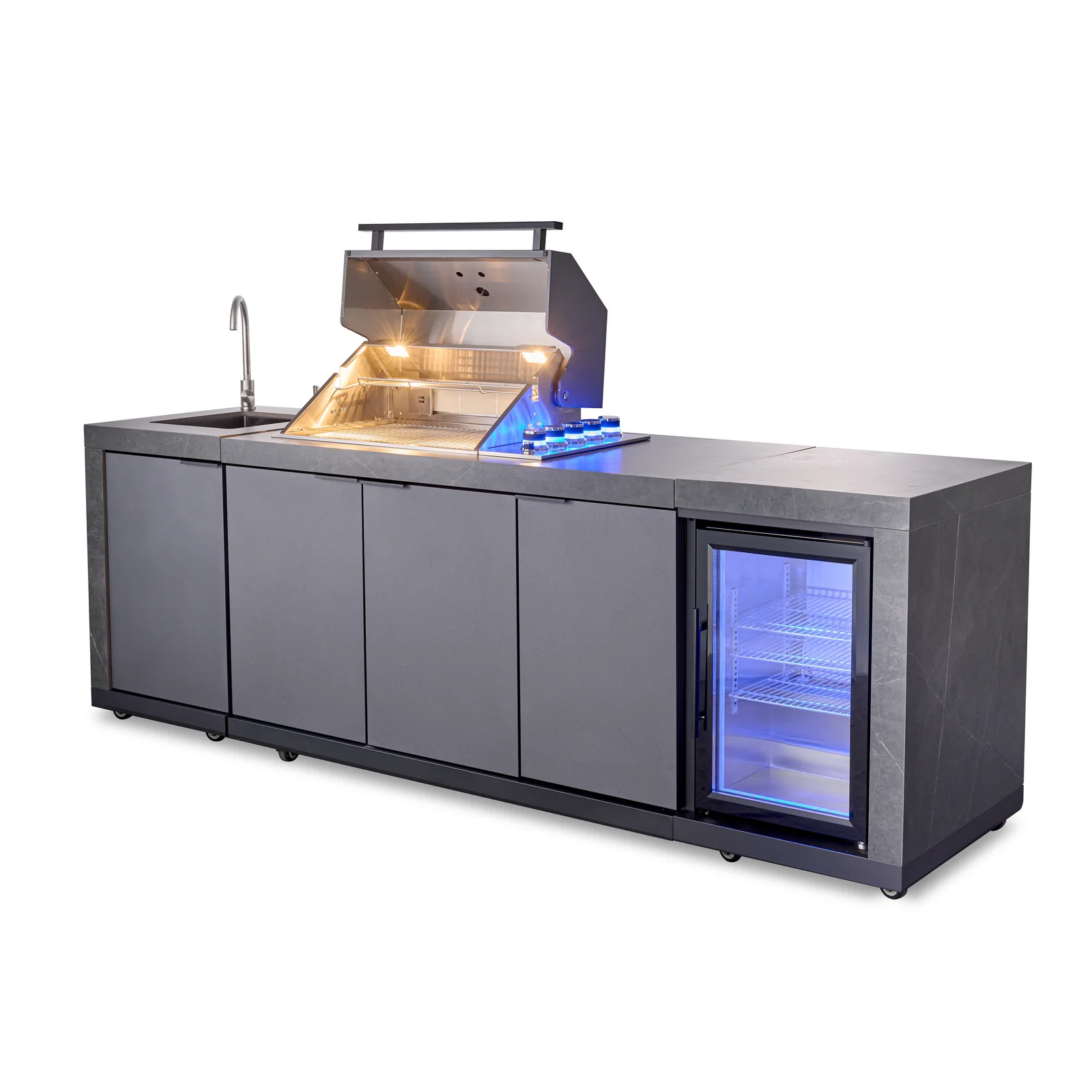 Goriller KING Complete Antraciet Buitenkeuken - Afbeelding 5