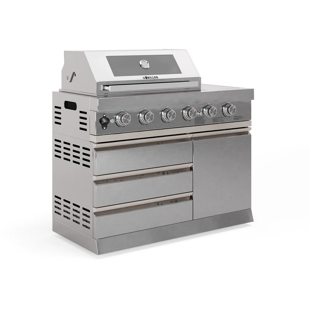 Goriller SILVERBACK 4+2 Barbecue Module XL Buitenkeuken - Afbeelding 2
