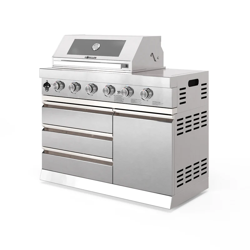 Goriller SILVERBACK 4+2 Barbecue Module XL Buitenkeuken - Afbeelding 3
