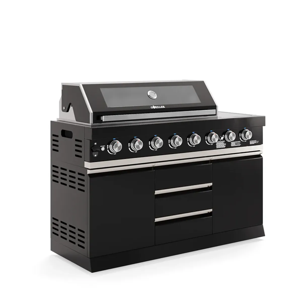 Goriller BLACKBACK 6+2 Barbecue Module XXL Buitenkeuken - Afbeelding 2