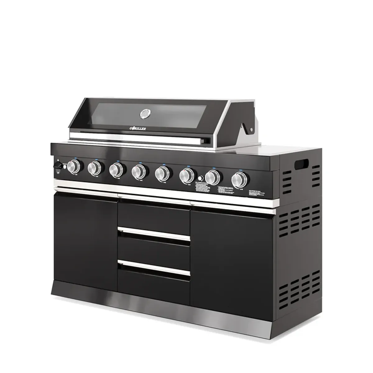 Goriller BLACKBACK 6+2 Barbecue Module XXL Buitenkeuken - Afbeelding 3