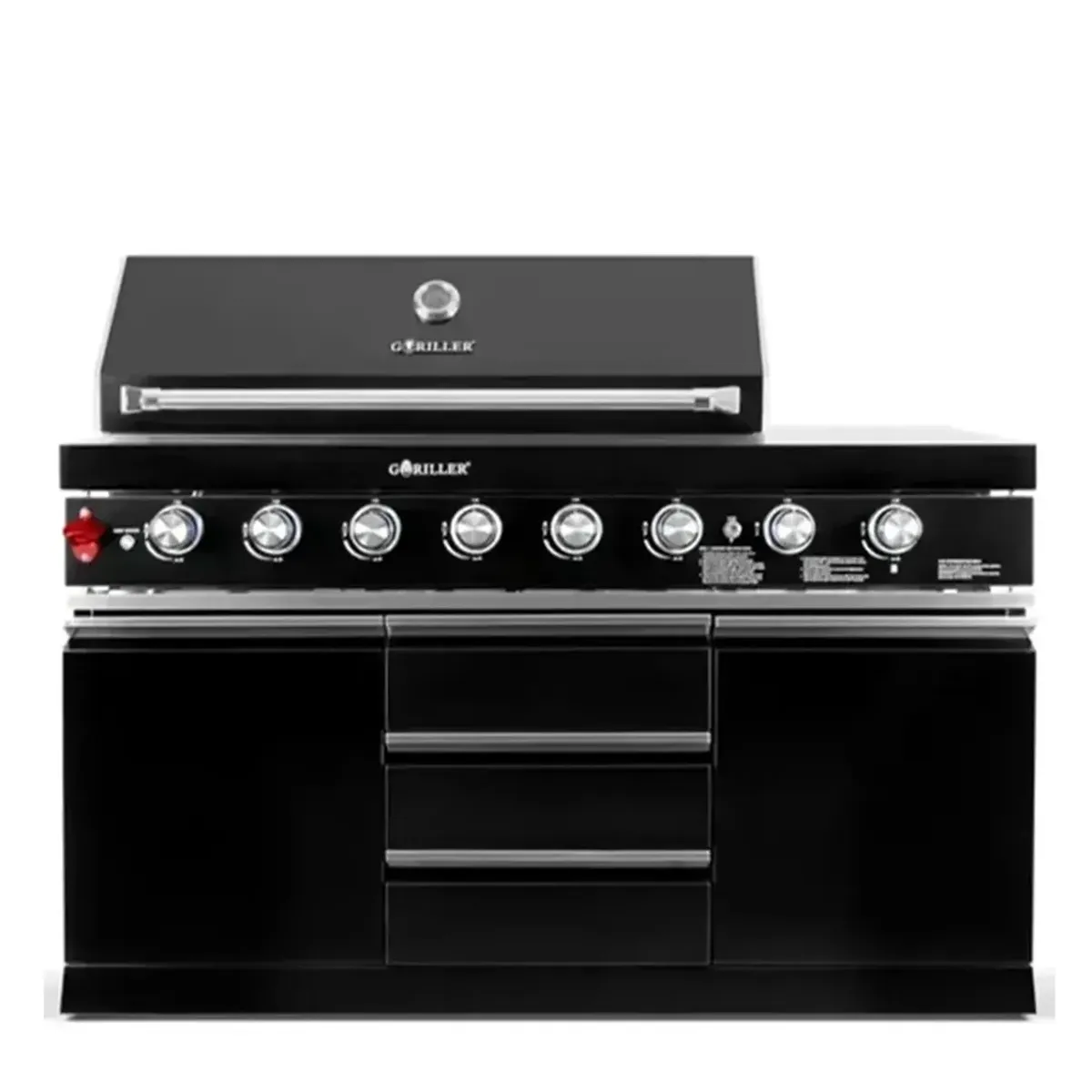 Goriller BLACKBACK 6+2 | Barbecue Module Buitenkeuken