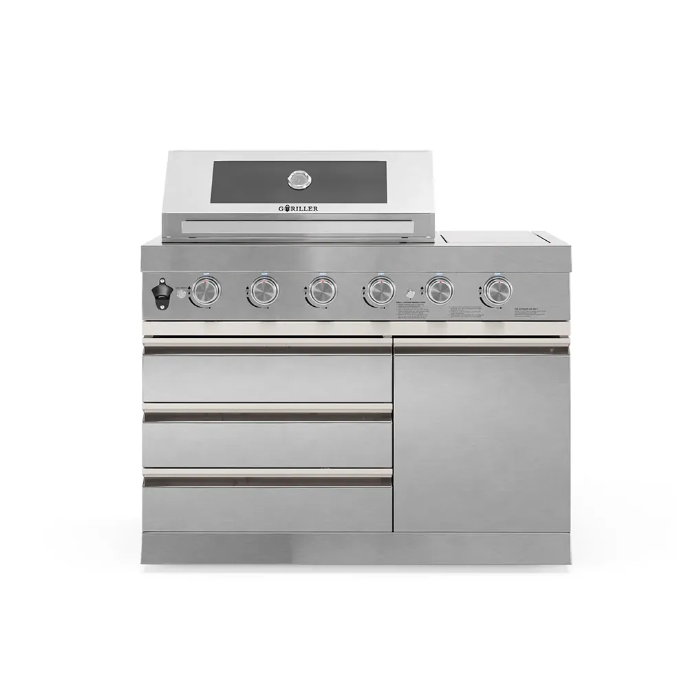 Goriller SILVERBACK 4+2 Barbecue Module XL Buitenkeuken