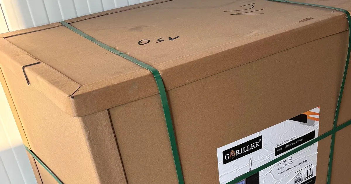 Goriller Omverpakking #3 <strong>Superieure Verpakking:</strong> Geen risico van beschadigingen