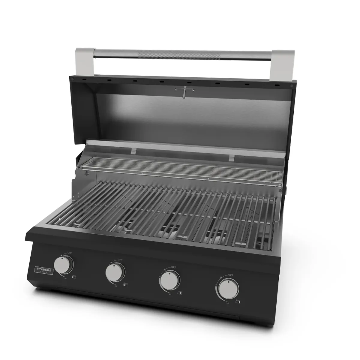 Brabura Grills Inbouw Gas Barbecue Fusion 400 Lite Zwart