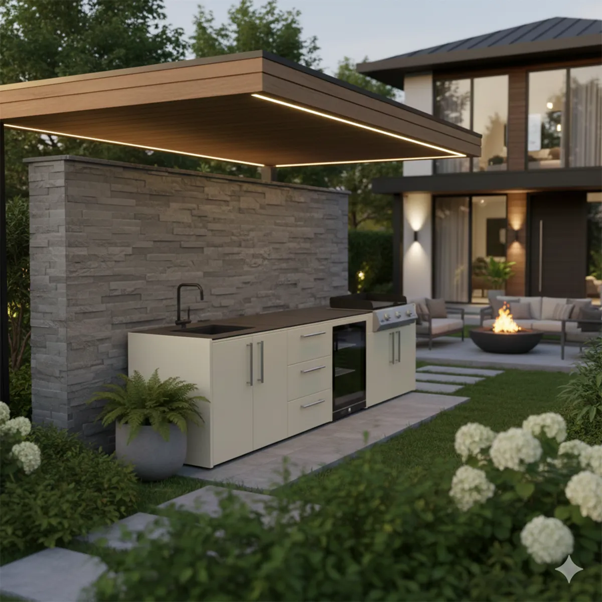 Brabura MODULA Murcia Complete RVS Buitenkeuken met BBQ XL - Afbeelding 5