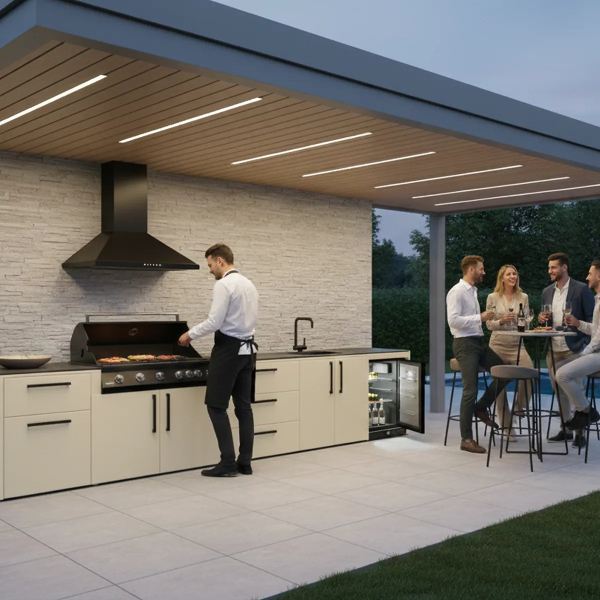 Brabura MODULA Murcia Complete RVS Buitenkeuken met BBQ XL - Afbeelding 4