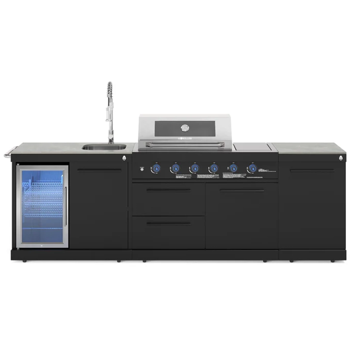 Goriller EMPIRE M-1 Black Complete Buitenkeuken