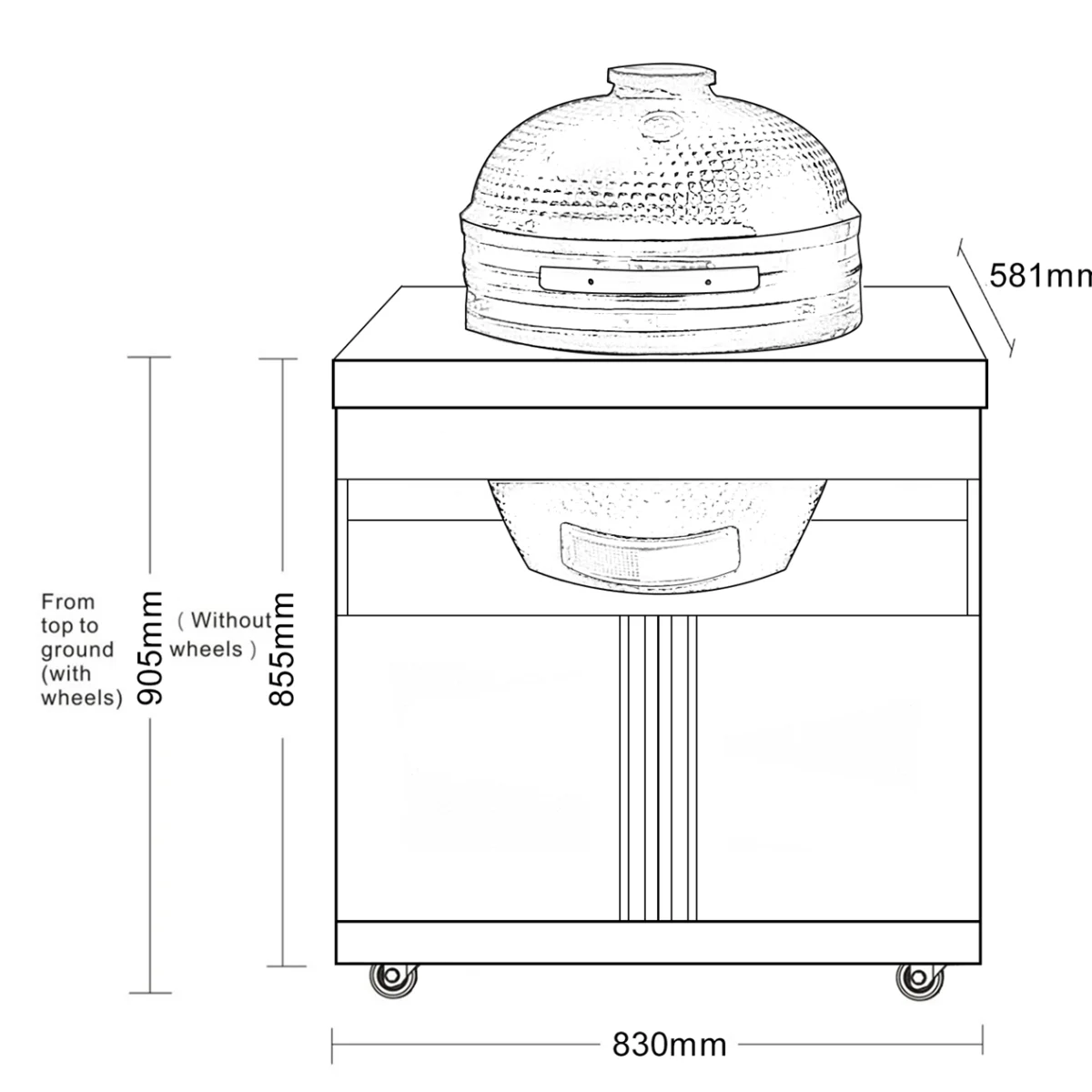 Moderia - Nova Collectie - Kamado Module - Afbeelding 12