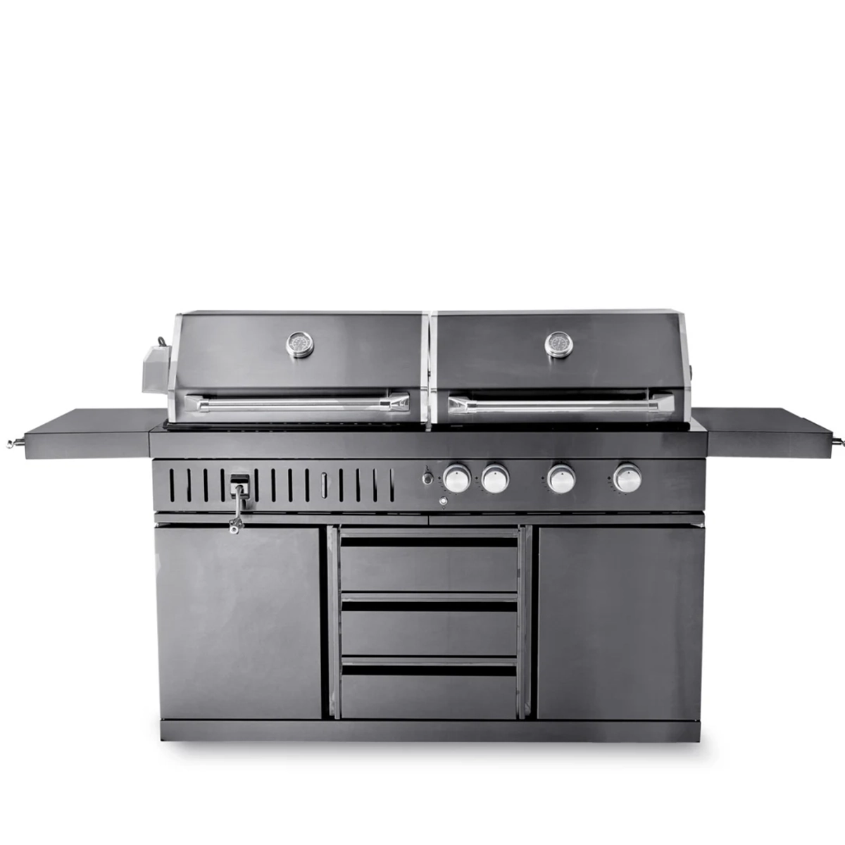 Moderia - Nova Collectie - Vrijstaande gas- en houtskoolbarbecue