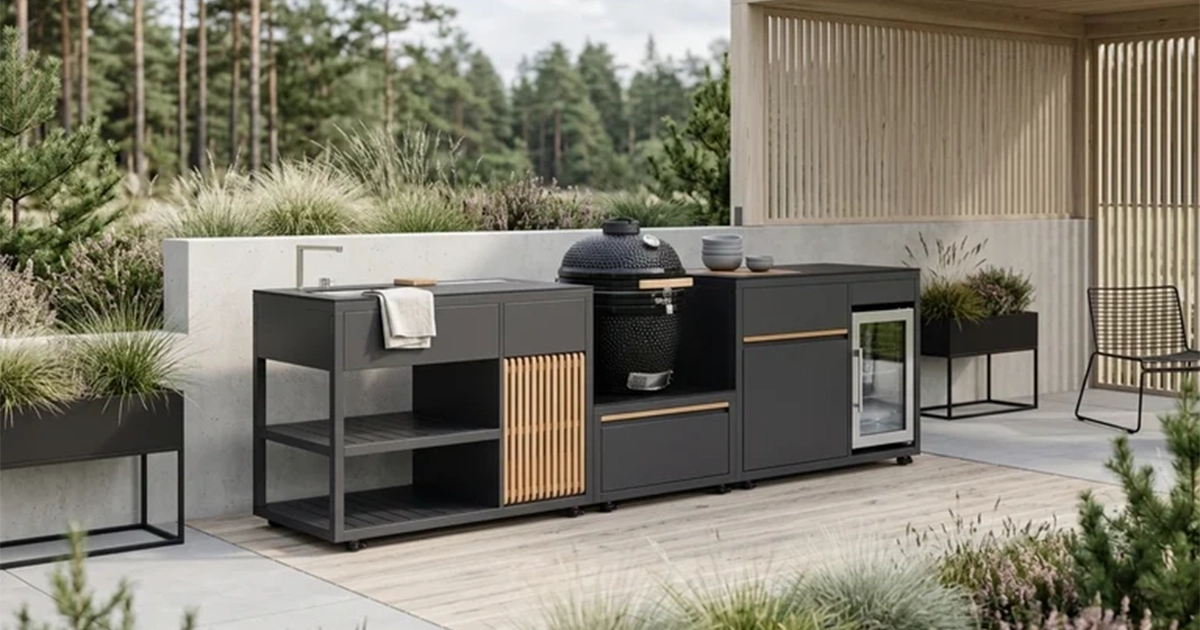 Moderia. Jouw buitenkeuken, functioneel en op maat.