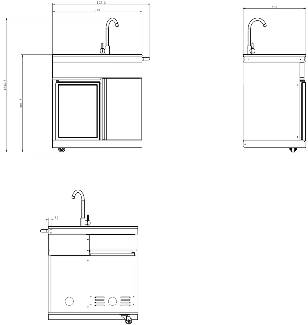 Moderia - Axio Collectie - Complete buitenkeuken Zwolle - Afbeelding 9