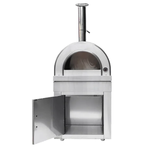 Moderia houtgestookte pizzaoven module RVS