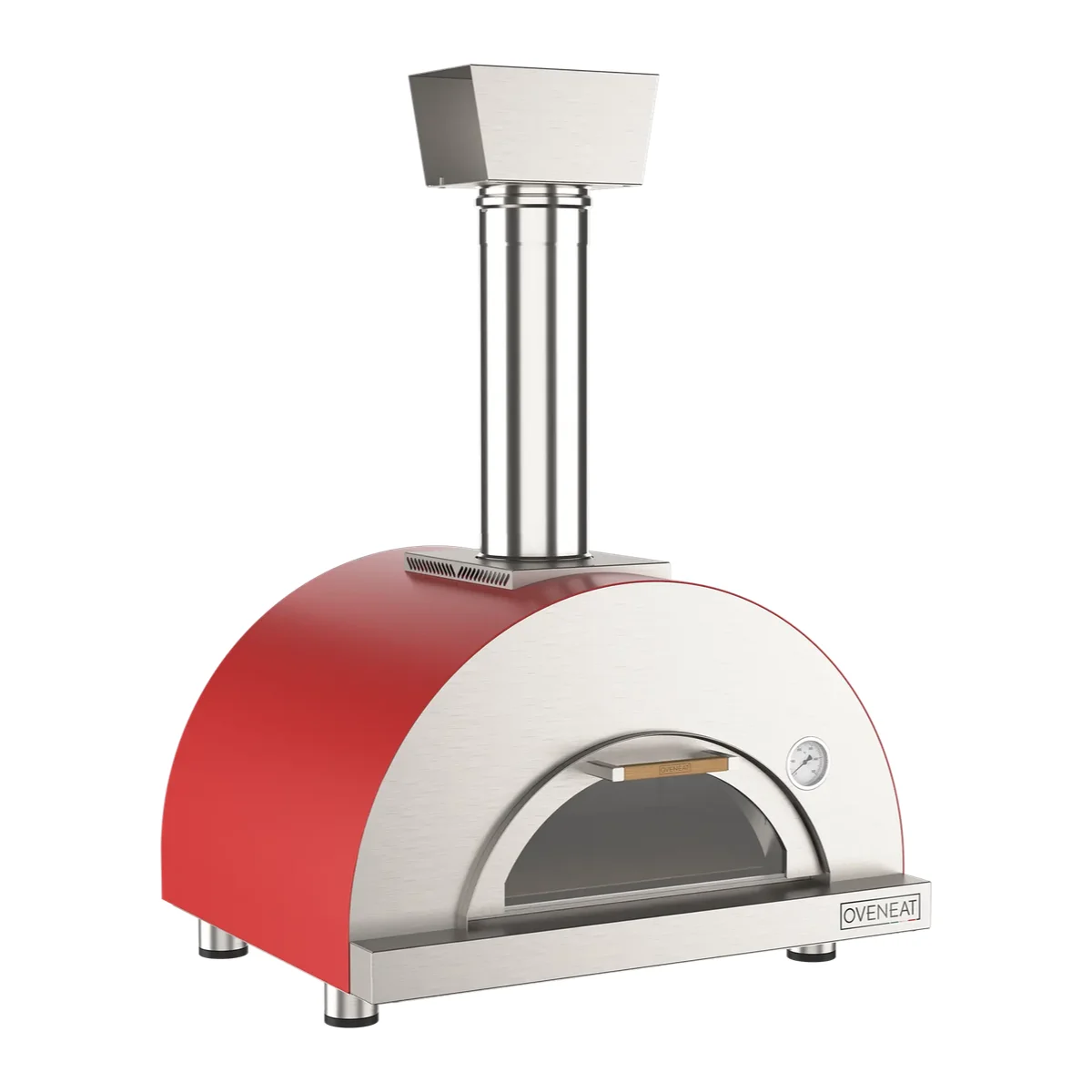 Oveneat Lux houtgestookte pizzaoven met glazen deur